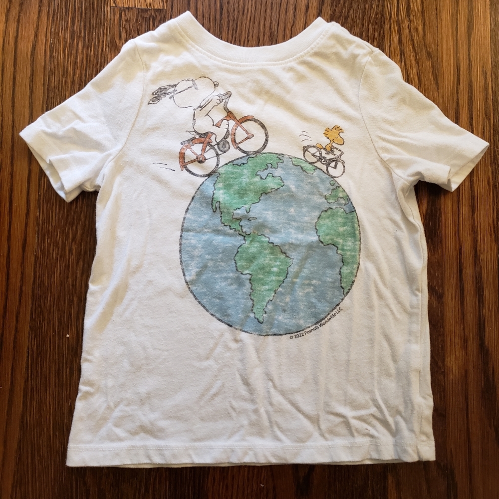Snoopy white toddler shirt 3T